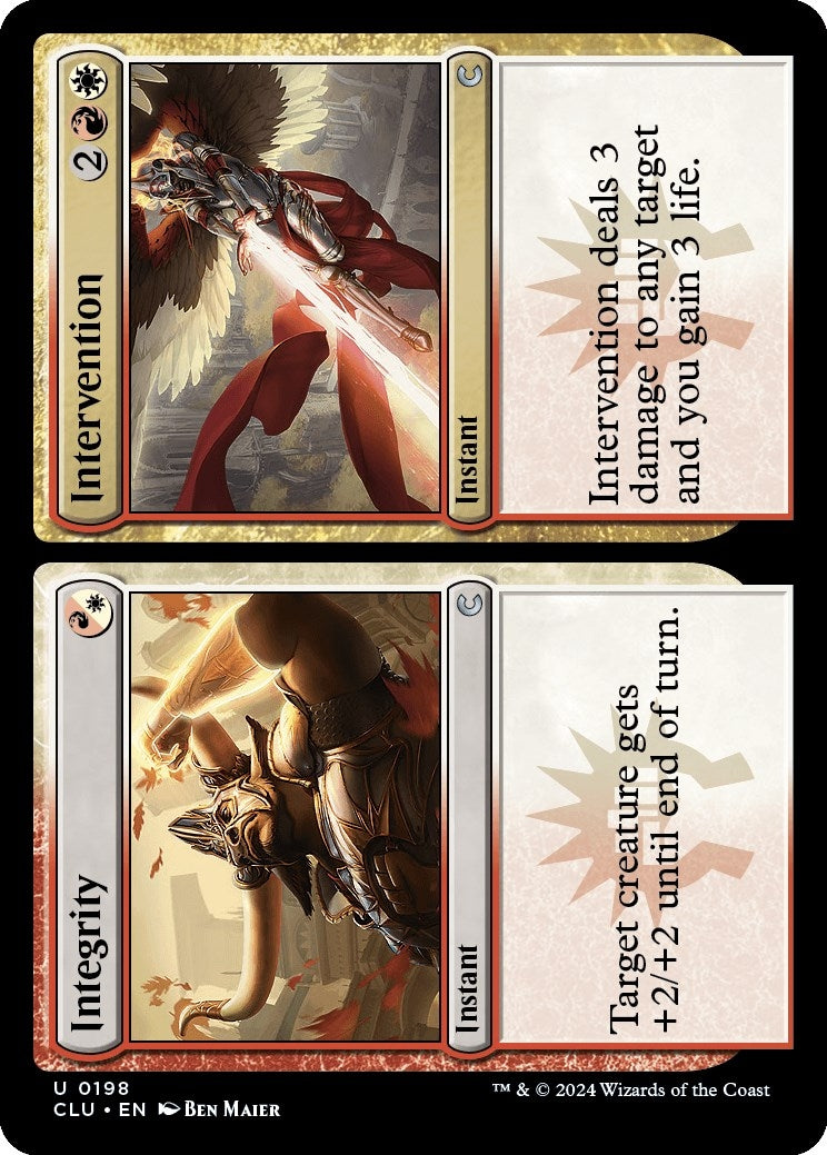 Image for Integrity // Intervention (198) [Ravnica: Clue Edition] - Magic: The Gathering