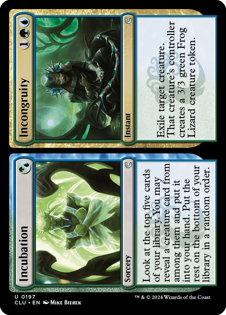 Image for Incubation // Incongruity (197) [Ravnica: Clue Edition] - Magic: The Gathering