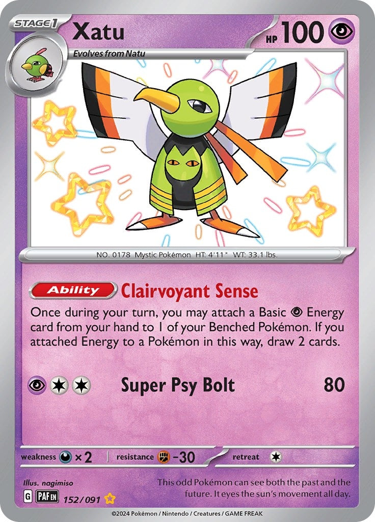 Image for Xatu (152/091) [SV: Paldean Fates] - Pokemon