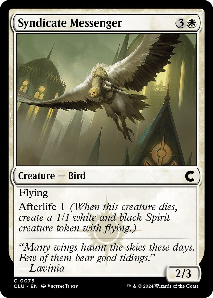 Image for Syndicate Messenger (75) [Ravnica: Clue Edition] - Magic: The Gathering