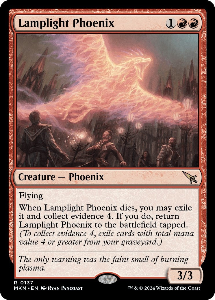 Image for Lamplight Phoenix (137) [Murders at Karlov Manor] - Magic: The Gathering