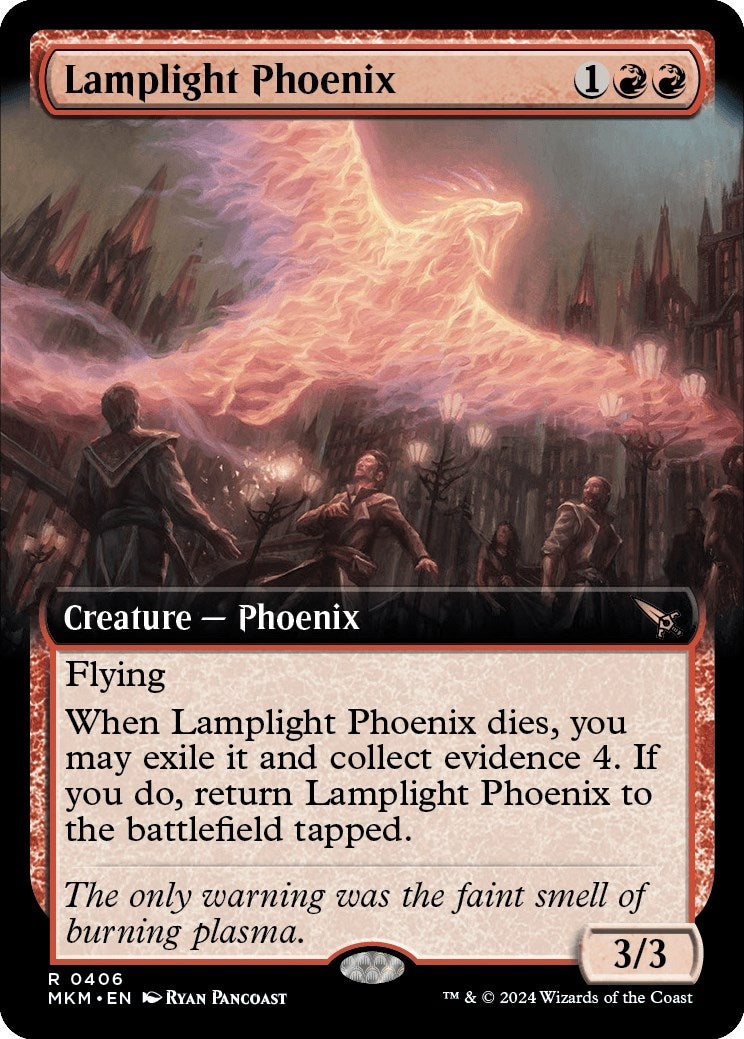 Image for Lamplight Phoenix (Extended Art) (406) [Murders at Karlov Manor] - Magic: The Gathering