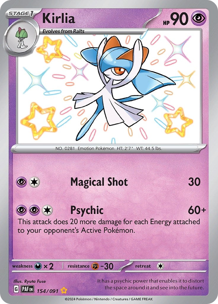 Image for Kirlia (154/091) [SV: Paldean Fates] - Pokemon