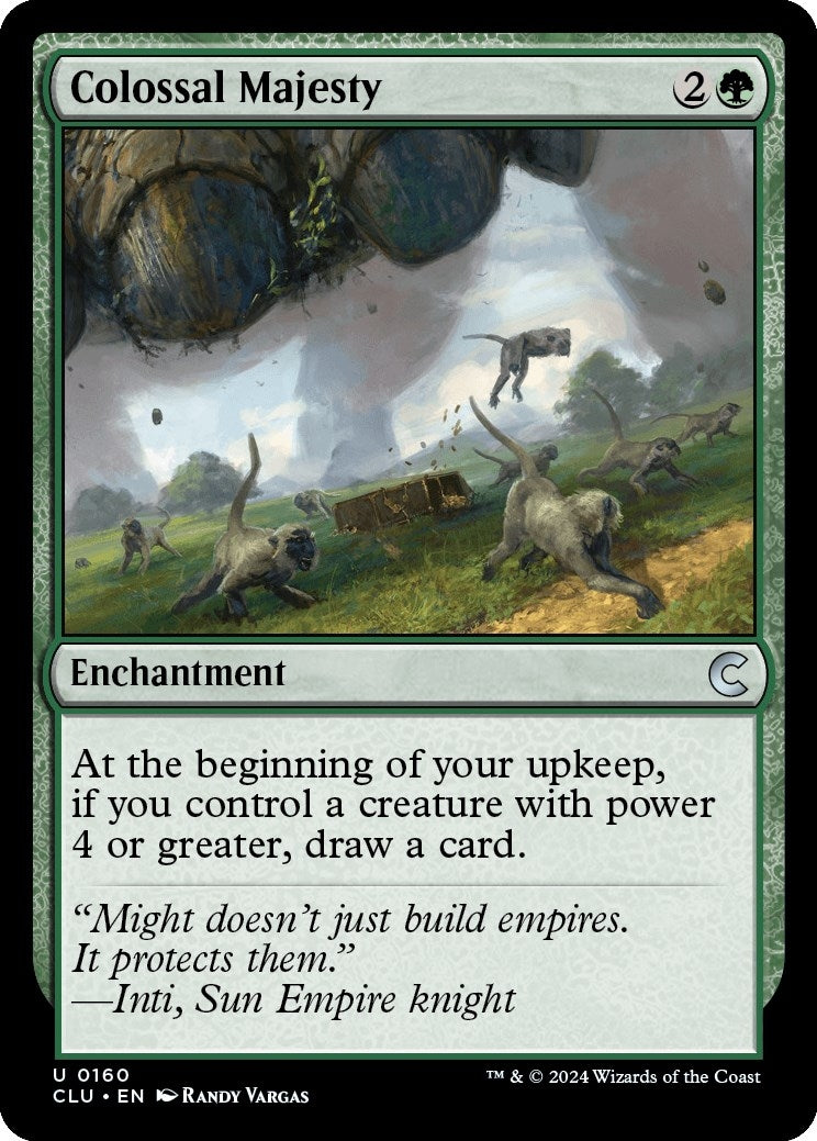 Image for Colossal Majesty (160) [Ravnica: Clue Edition] - Magic: The Gathering