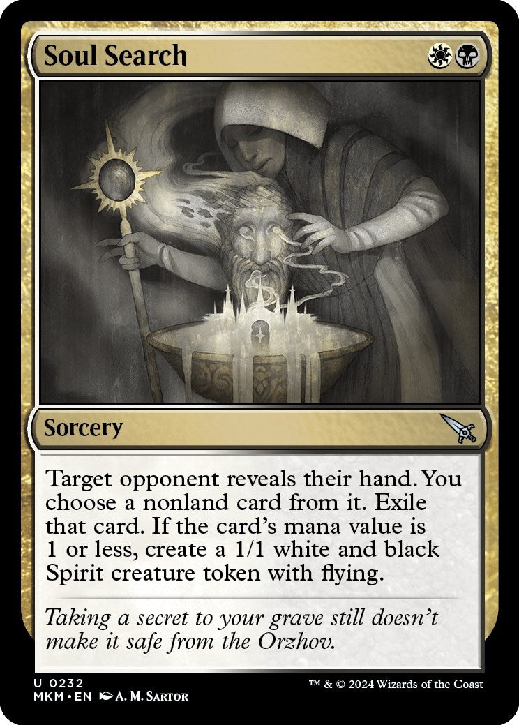 Image for Soul Search (232) [Murders at Karlov Manor] - Magic: The Gathering