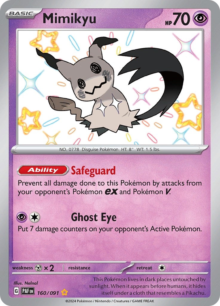 Image for Mimikyu (160/091) [SV: Paldean Fates] - Pokemon