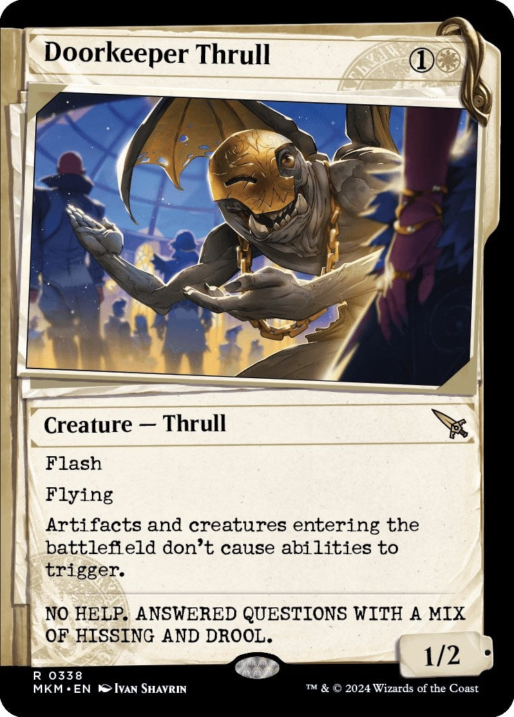 Image for Doorkeeper Thrull (Showcase) (338) [Murders at Karlov Manor] - Magic: The Gathering
