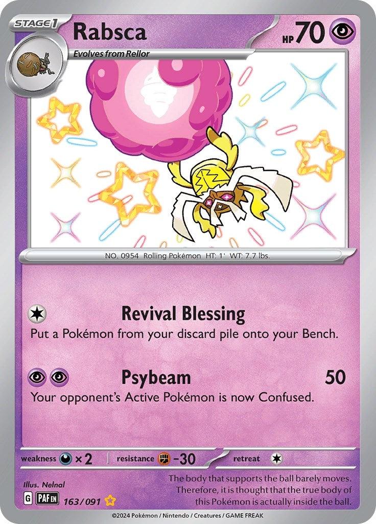 Image for Rabsca (163/091) [SV: Paldean Fates] - Pokemon