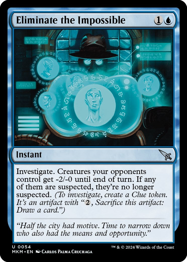 Image for Eliminate the Impossible (54) [Murders at Karlov Manor] - Magic: The Gathering