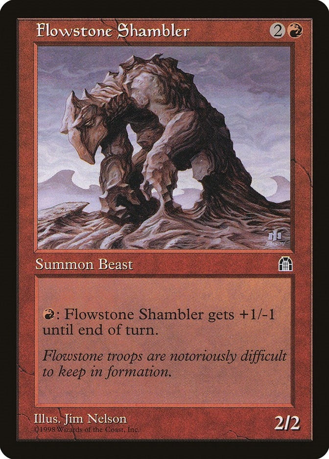 Image for Flowstone Shambler [Stronghold] - Magic: The Gathering