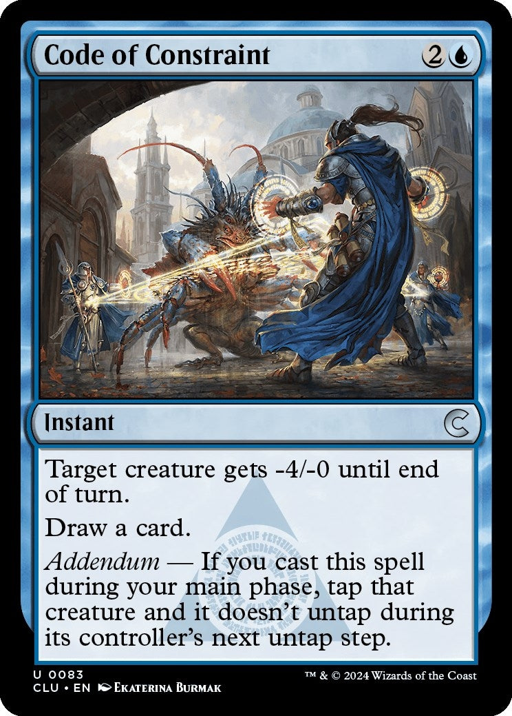 Image for Code of Constraint (83) [Ravnica: Clue Edition] - Magic: The Gathering