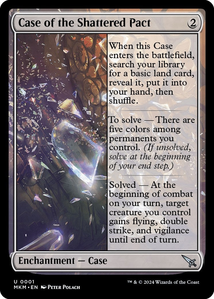 Image for Case of the Shattered Pact (1) [Murders at Karlov Manor] - Magic: The Gathering