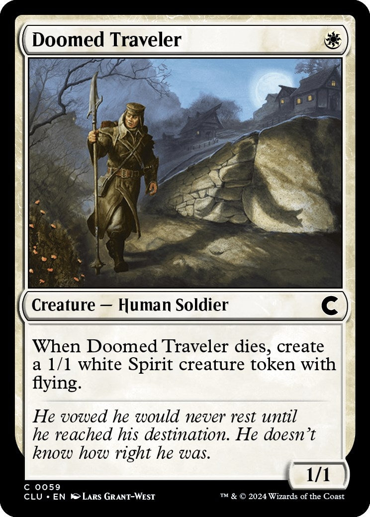 Image for Doomed Traveler (59) [Ravnica: Clue Edition] - Magic: The Gathering