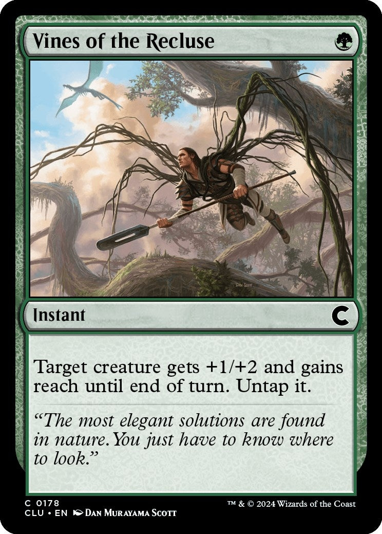 Image for Vines of the Recluse (178) [Ravnica: Clue Edition] - Magic: The Gathering