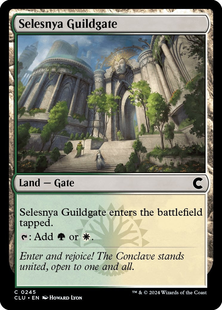 Image for Selesnya Guildgate (245) [Ravnica: Clue Edition] - Magic: The Gathering