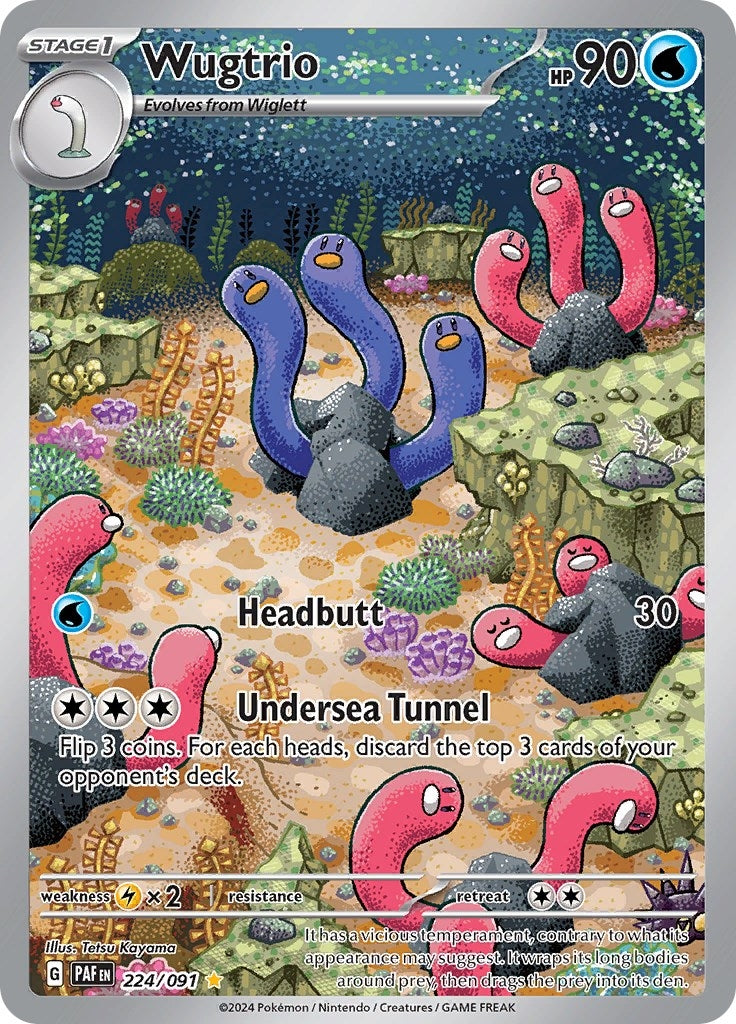 Image for Wugtrio (224/091) [SV: Paldean Fates] - Pokemon