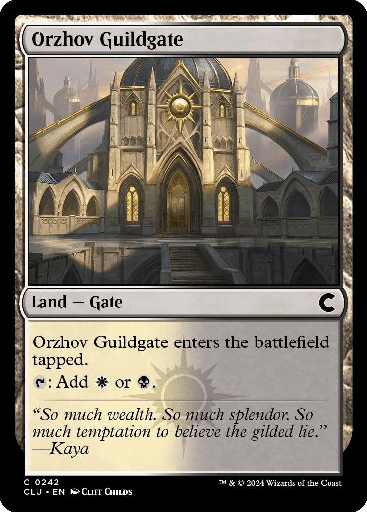 Image for Orzhov Guildgate (242) [Ravnica: Clue Edition] - Magic: The Gathering