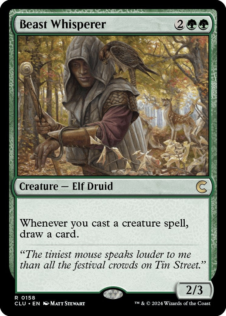 Image for Beast Whisperer (158) [Ravnica: Clue Edition] - Magic: The Gathering