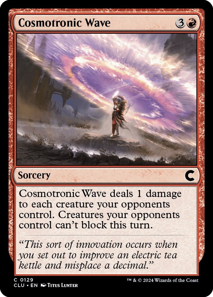 Image for Cosmotronic Wave (129) [Ravnica: Clue Edition] - Magic: The Gathering