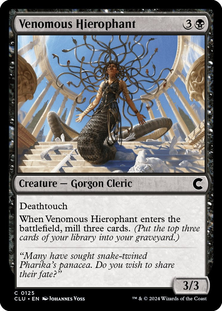 Image for Venomous Hierophant (125) [Ravnica: Clue Edition] - Magic: The Gathering
