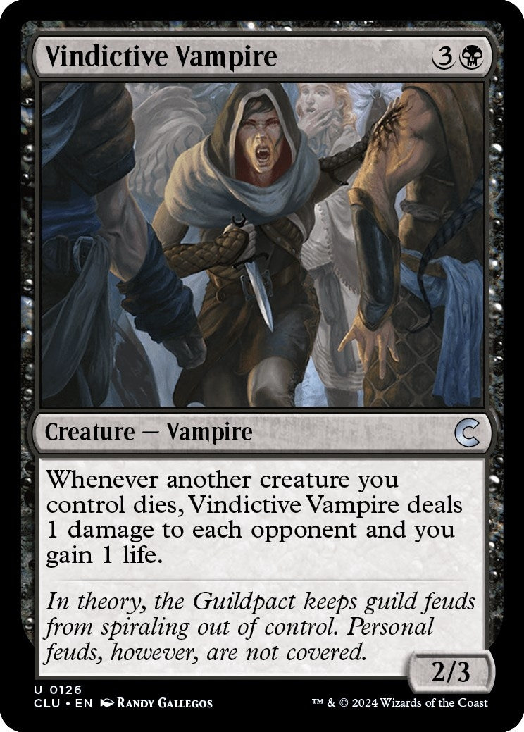Image for Vindictive Vampire (126) [Ravnica: Clue Edition] - Magic: The Gathering