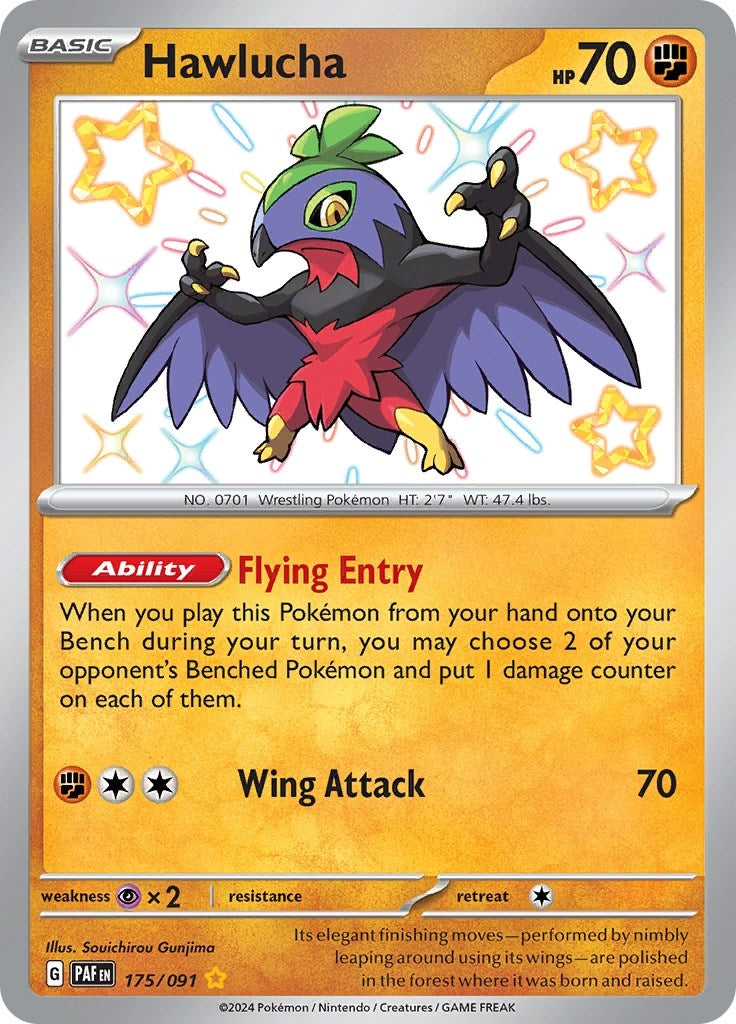 Image for Hawlucha (175/091) [SV: Paldean Fates] - Pokemon