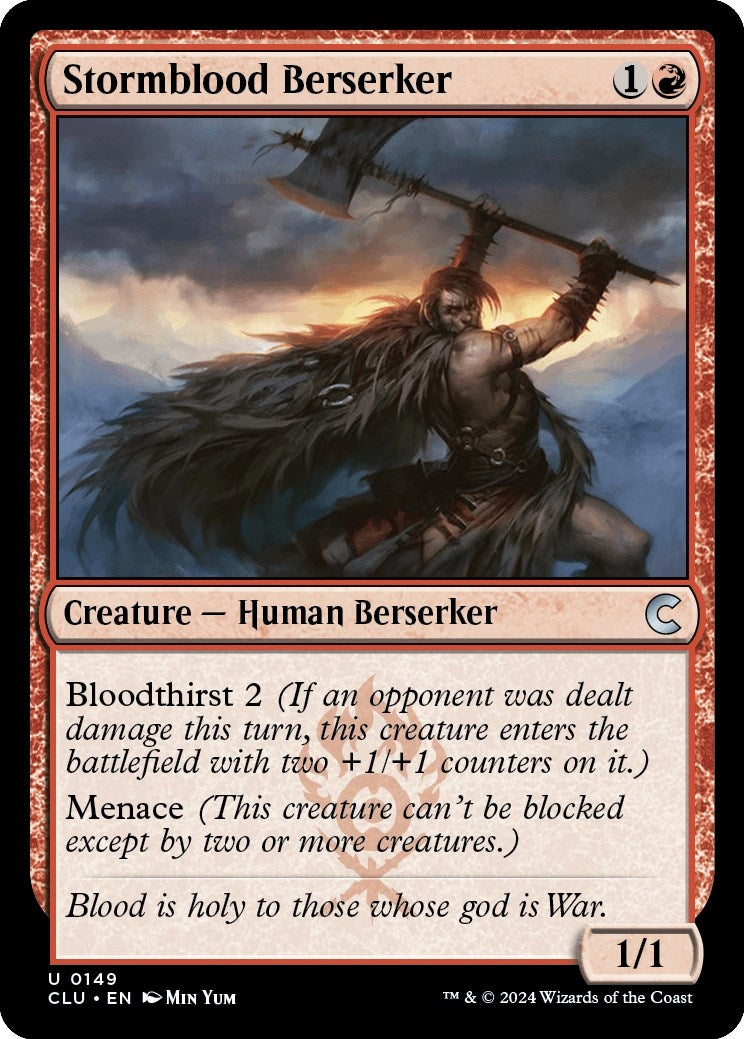 Image for Stormblood Berserker (149) [Ravnica: Clue Edition] - Magic: The Gathering