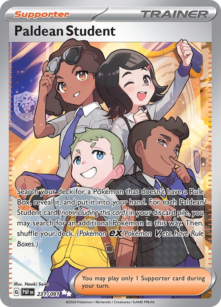 Image for Paldean Student (231/091) [SV: Paldean Fates] - Pokemon