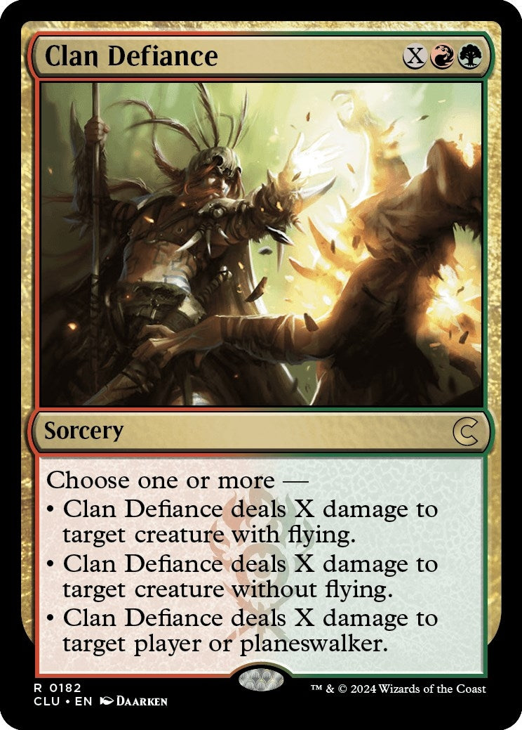 Image for Clan Defiance (182) [Ravnica: Clue Edition] - Magic: The Gathering