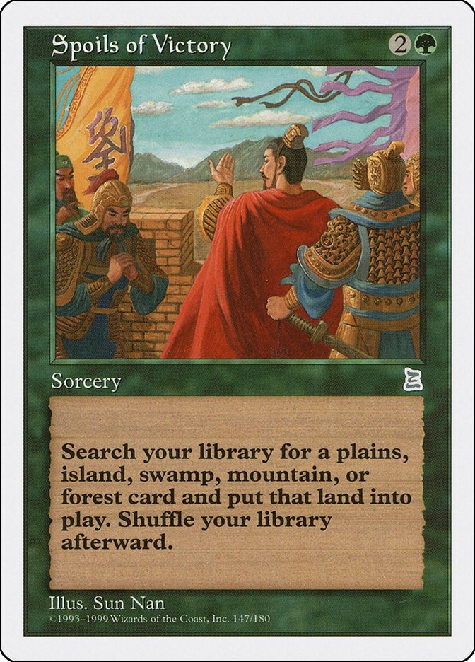 Image for Spoils of Victory (147) [Portal Three Kingdoms] - Magic: The Gathering