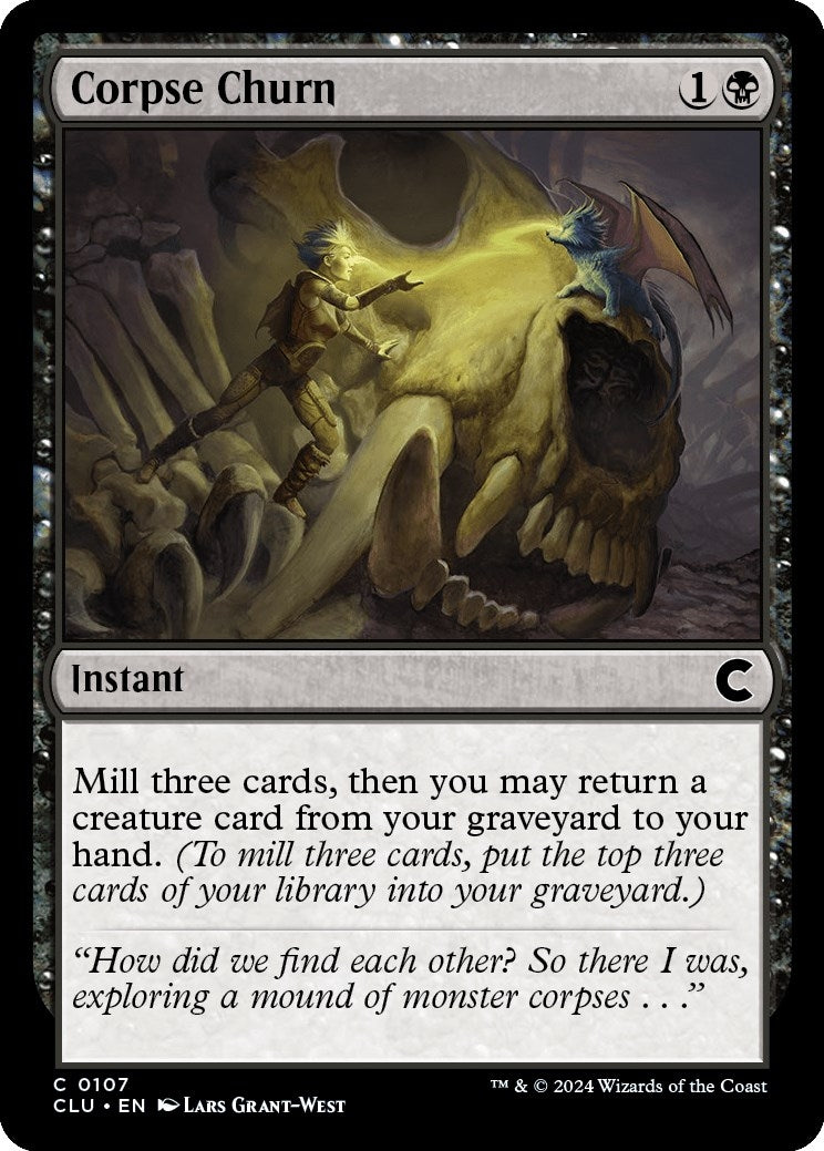 Image for Corpse Churn (107) [Ravnica: Clue Edition] - Magic: The Gathering