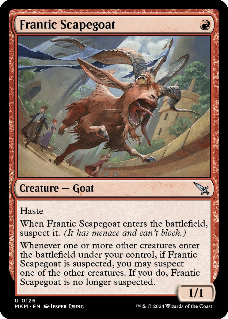 Image for Frantic Scapegoat (126) [Murders at Karlov Manor] - Magic: The Gathering