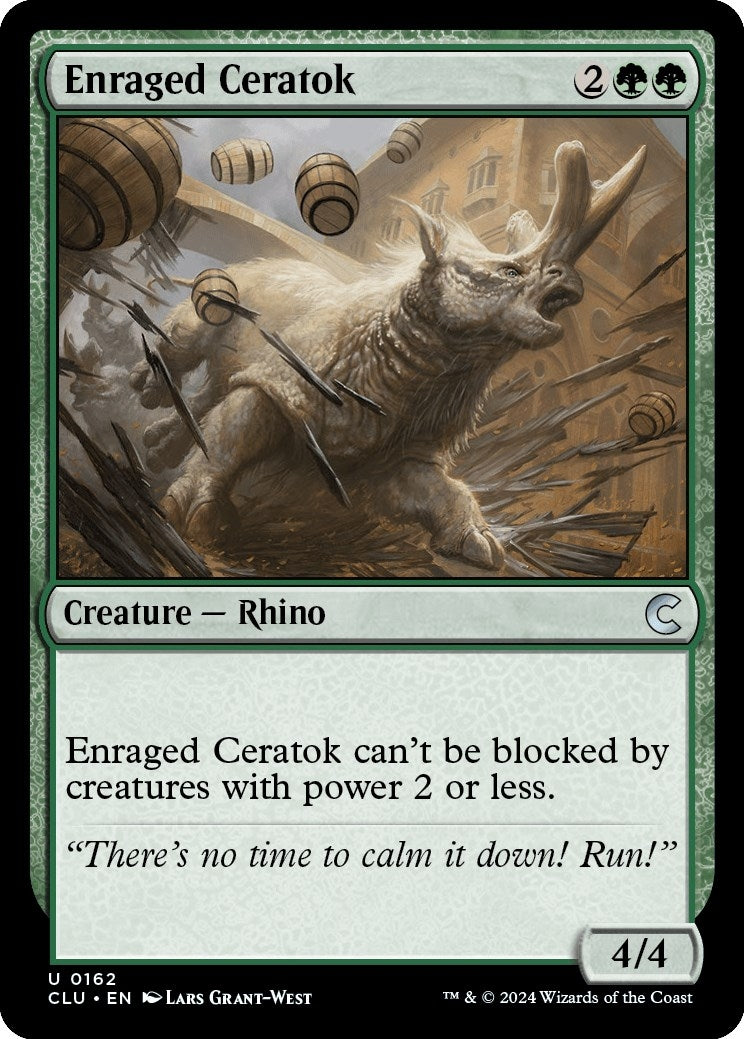 Image for Enraged Ceratok (162) [Ravnica: Clue Edition] - Magic: The Gathering