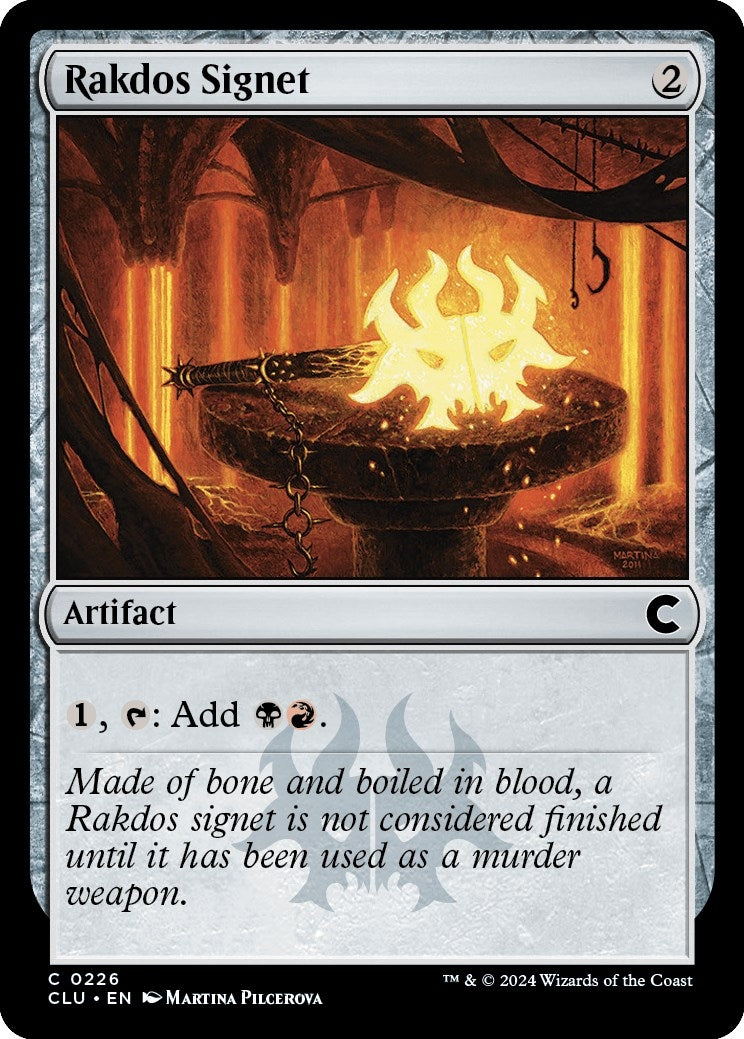 Image for Rakdos Signet (226) [Ravnica: Clue Edition] - Magic: The Gathering