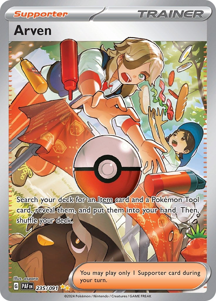 Image for Arven (235/091) [SV: Paldean Fates] - Pokemon