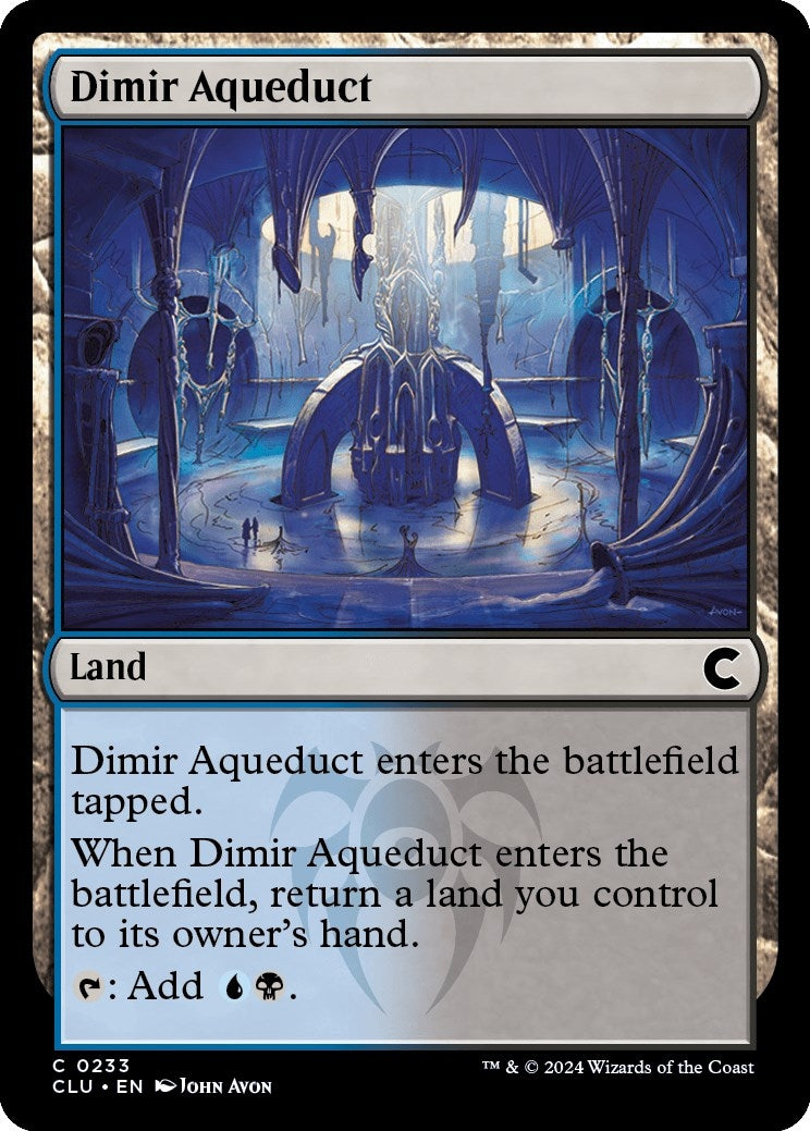 Image for Dimir Aqueduct (233) [Ravnica: Clue Edition] - Magic: The Gathering