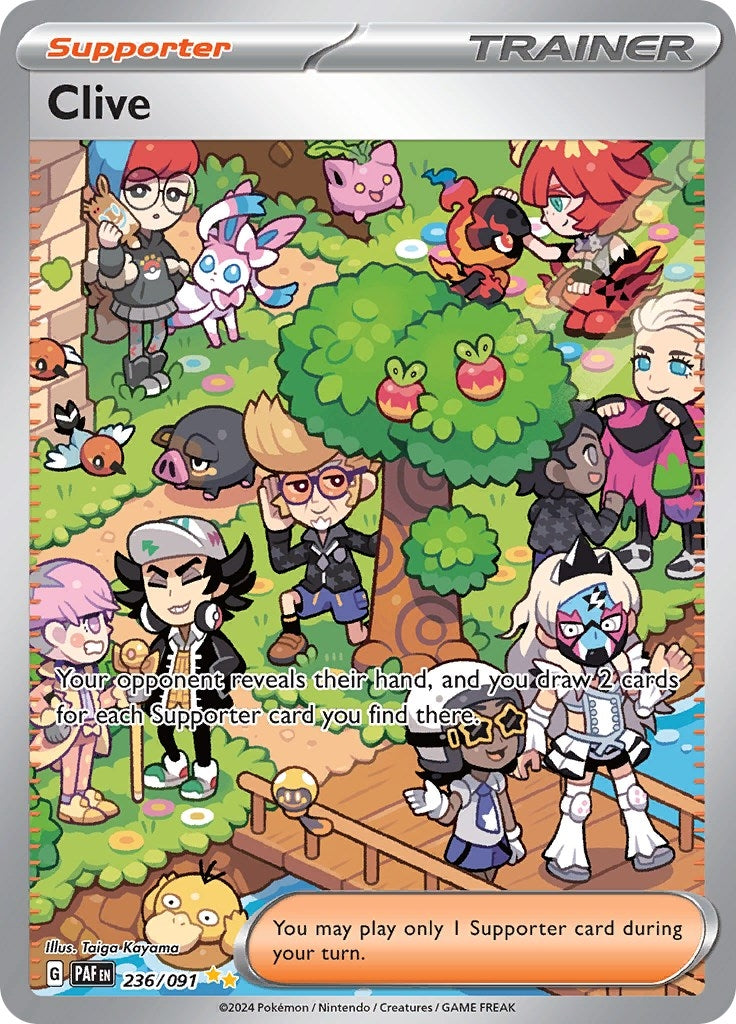 Image for Clive (236/091) [SV: Paldean Fates] - Pokemon