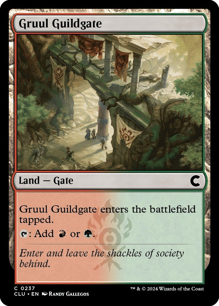 Image for Gruul Guildgate (237) [Ravnica: Clue Edition] - Magic: The Gathering