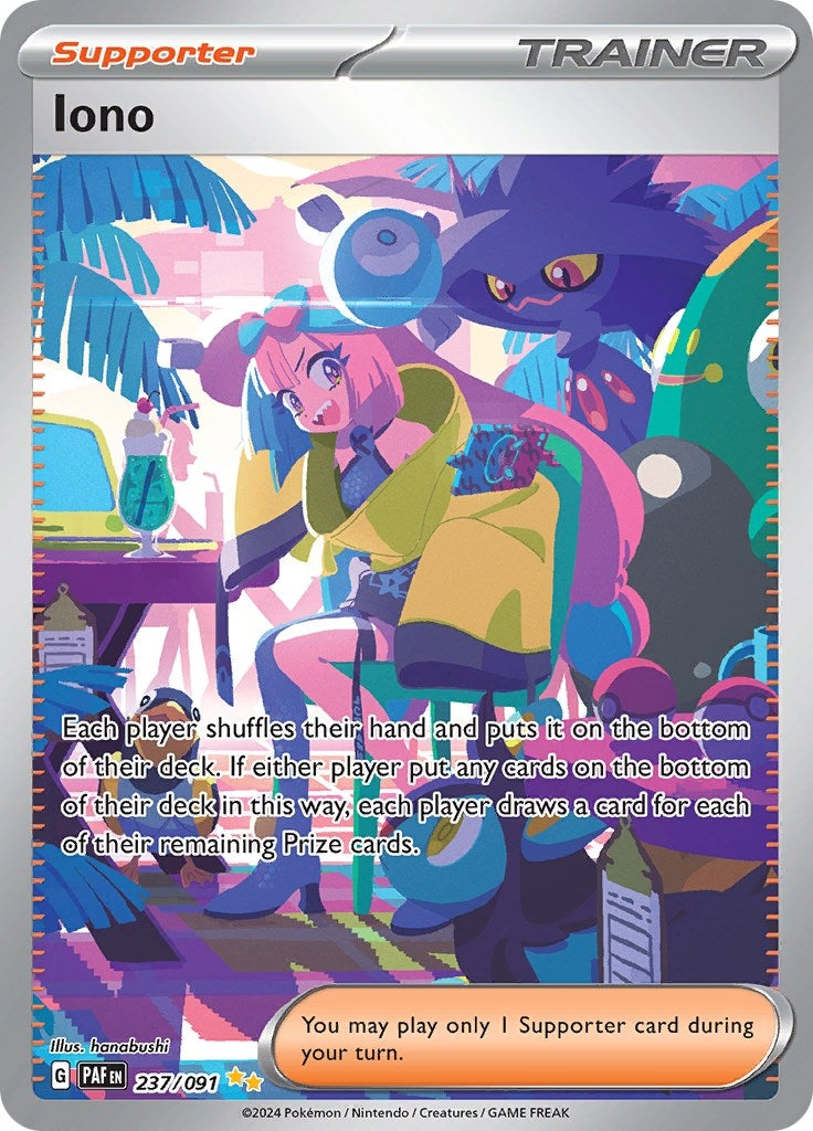 Image for Iono (237/091) [SV: Paldean Fates] - Pokemon