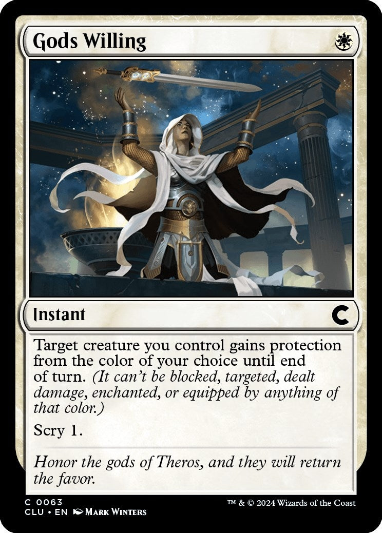 Image for Gods Willing (63) [Ravnica: Clue Edition] - Magic: The Gathering