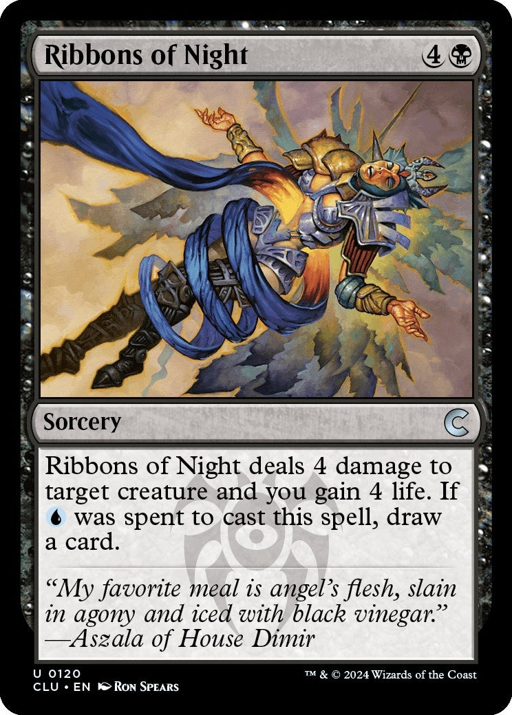 Image for Ribbons of Night (120) [Ravnica: Clue Edition] - Magic: The Gathering