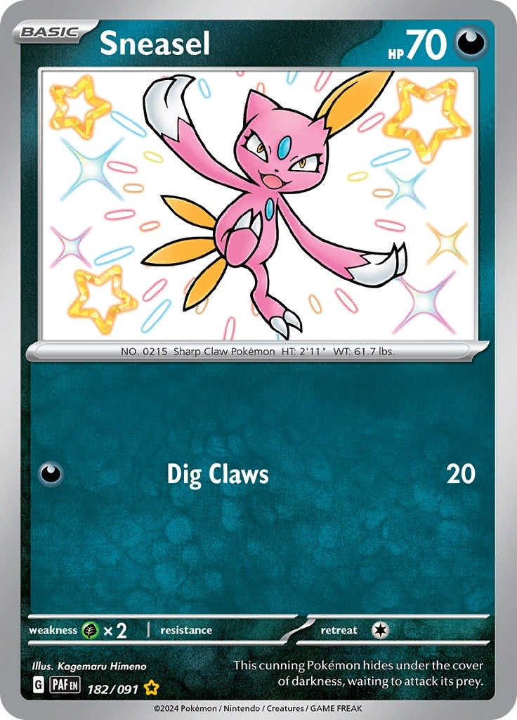 Image for Sneasel (182/091) [SV: Paldean Fates] - Pokemon