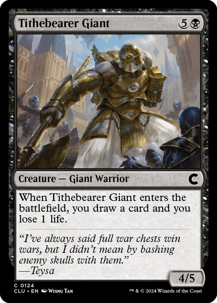 Image for Tithebearer Giant (124) [Ravnica: Clue Edition] - Magic: The Gathering