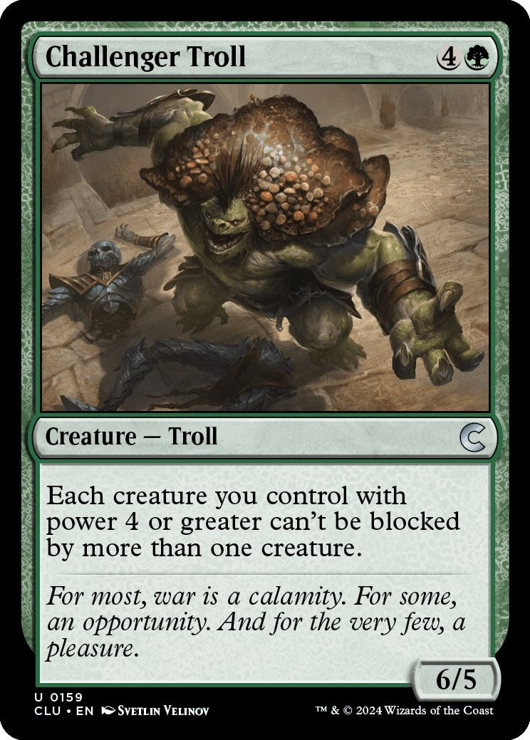 Image for Challenger Troll (159) [Ravnica: Clue Edition] - Magic: The Gathering