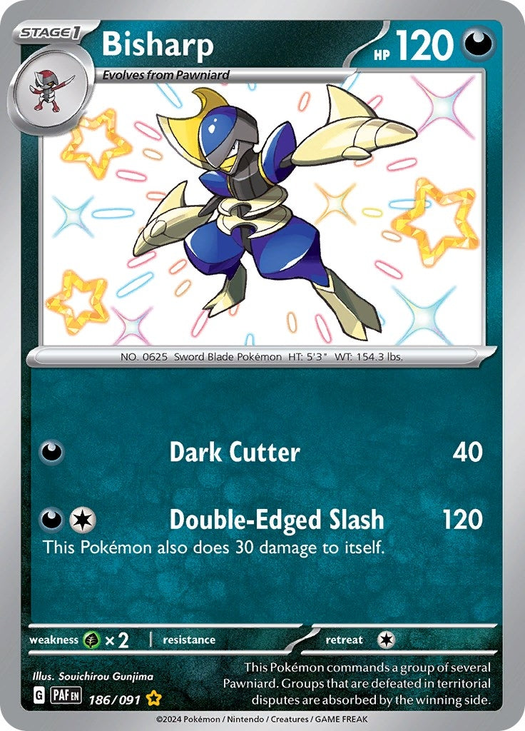 Image for Bisharp (186/091) [SV: Paldean Fates] - Pokemon