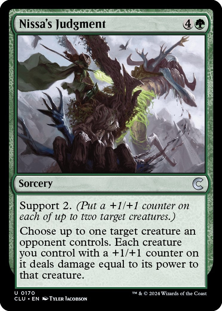 Image for Nissa's Judgment (170) [Ravnica: Clue Edition] - Magic: The Gathering