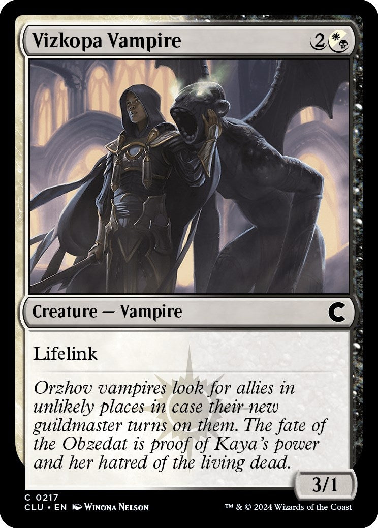 Image for Vizkopa Vampire (217) [Ravnica: Clue Edition] - Magic: The Gathering