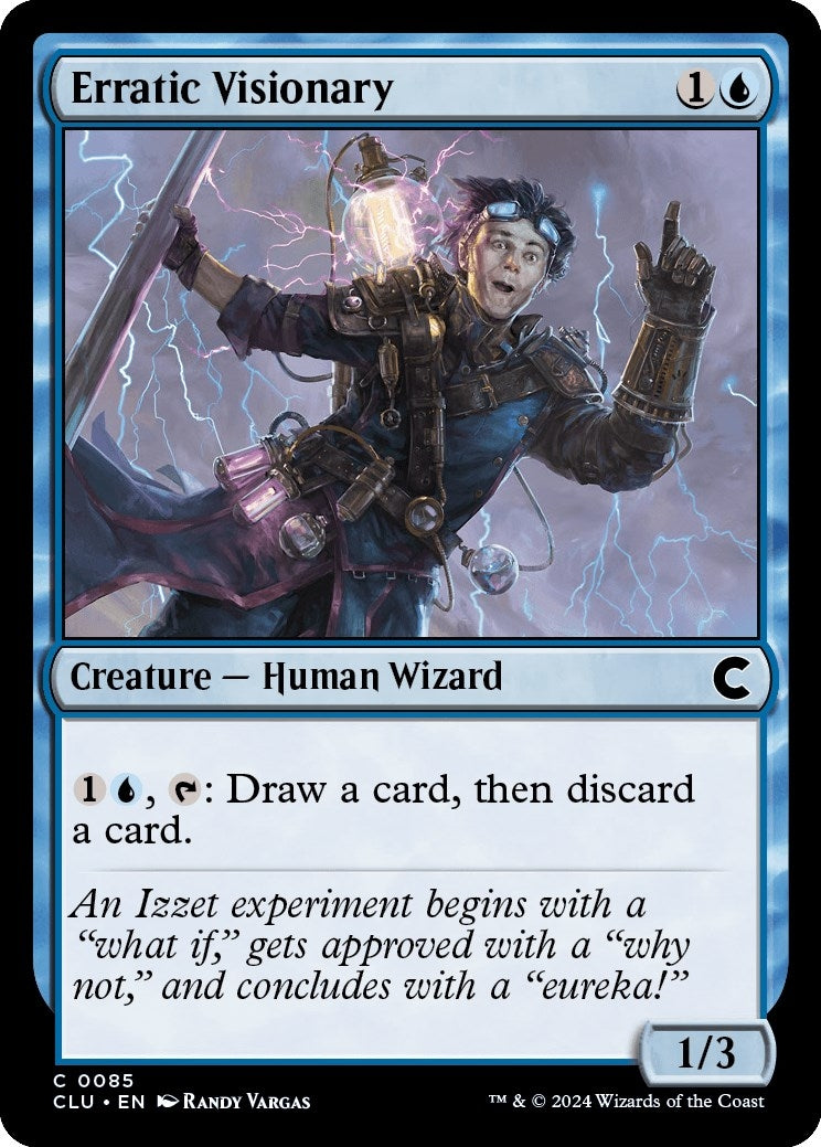 Image for Erratic Visionary (85) [Ravnica: Clue Edition] - Magic: The Gathering