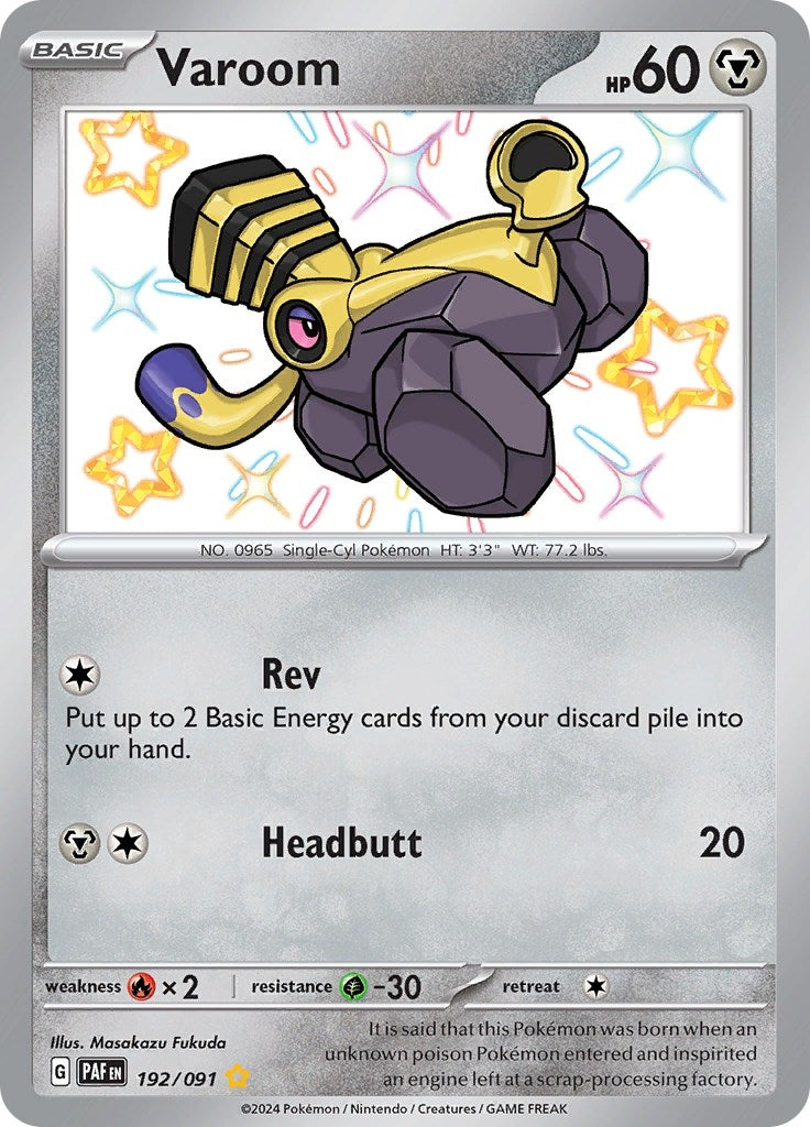 Image for Varoom (192/091) [SV: Paldean Fates] - Pokemon