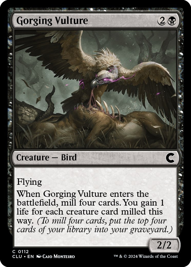Image for Gorging Vulture (112) [Ravnica: Clue Edition] - Magic: The Gathering